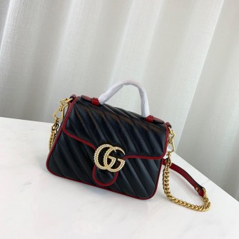 GUCCI 구찌 GG마몽 미니 탑 핸들백