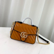 GUCCI 구찌 GG마몽 미니 탑 핸들백