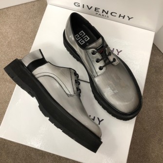 GIVENCHY 지방시 가죽 컴뱃 부츠 BH101XH0KF-001