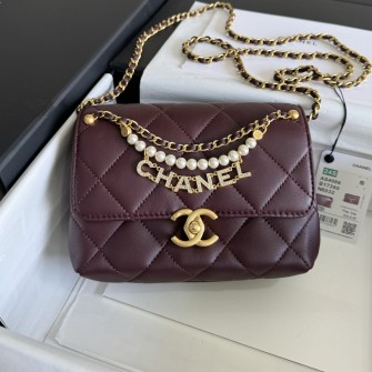 CHANEL 샤넬 미니 플랩백 24A 19cm