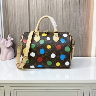 LOUIS VUITTON 루이비통 LV X YK 스피디 반둘리에 25 M46433